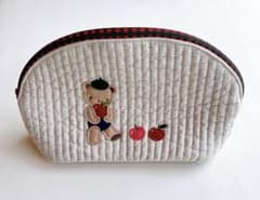 ファミリア×ピオヌンナル MAESTRO マエストロ ポーチ ベージュ 美品