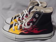 CONVERSE ハイカットスニーカー ファイヤーパターン