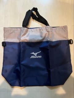 Mizuno トートバッグ ネイビー グレーのサムネイル