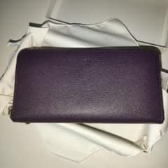値下げ】EpoiエポイShikiシキ ラウンドファスナー長財布 こむらさき 