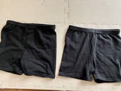 黒のショートパンツ 125-145cm くろぱんのサムネイル