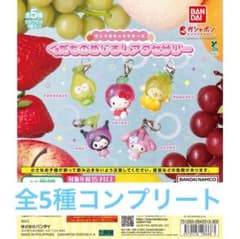 サンリオキャラクターズ くだもの めじるしアクセサリー 全５種コンプリートのサムネイル