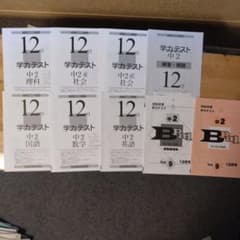 育伸社　2025年度12月　中2学力テスト+実力強化問題集解答のサムネイル