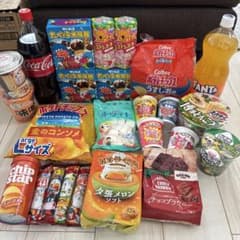 超お得⭐︎カップラーメン55個　お菓子　ジュース大量まとめ売り！ お菓子・カップ麺・飲料 詰め合わせ バラエティセット - メルカリ