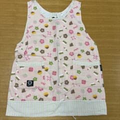 Wagokoro エプロン 和柄 和菓子柄 ピンクのサムネイル