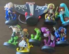 amiibo　フィギュア　9体 amiibo スプラトゥーン 9体セット NintendoSwitch - メルカリ