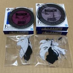 BLEACH 104STANDS 우키타케 토시로 게이라쿠 하루미 이치반 복권 유리 플레이트