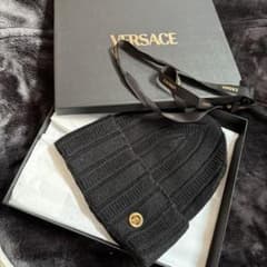 VERSACE ニット帽 ブラックのサムネイル