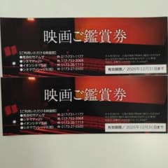 映画ご鑑賞券 有効期限2026年12月31日　 2枚／青森県のサムネイル