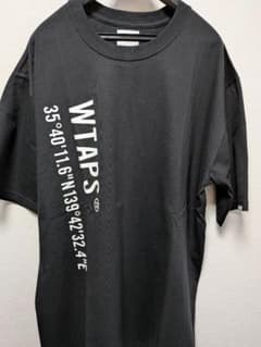 WTAPS ブラック Tシャツ 座標プリント - メルカリ