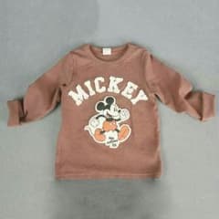 ミッキー　ヴィンテージワッペン　トップス　子供服　100cmのサムネイル