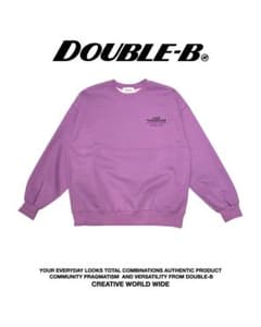 DOUBLE-B スウェットシャツ 紫のサムネイル