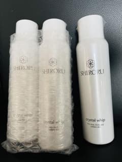 値下げしました！SHIRORU クリスタルホイップ新品未使用！3 本セットのサムネイル