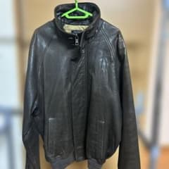 NAUTICA ブラック レザージャケット Sのサムネイル