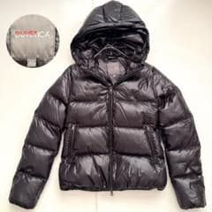 DUVETICA Adhara ショートダウンジャケット ブラック 40 DUVETICA Adhara ダウンジャケット ショート 黒 40 フード付 - メルカリ