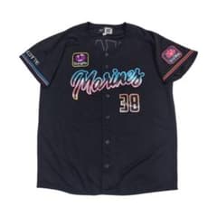 千葉ロッテマリーンズ 高部 ＃38 ブラックサマー ユニフォーム - メルカリ