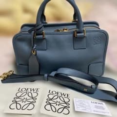 ぽんたん様 LOEWE♡ロエベ アマソナ28 ストーンブルー - メルカリ