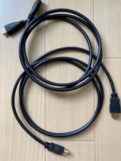 HDMIケーブル 1.5m黒、2本セットのサムネイル