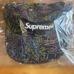 Supreme Handwriting Denim Camp Capのサムネイル