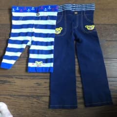 お値下げしました。ミキハウス スパッツ パンツ2本のサムネイル