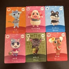 あつまれ どうぶつの森 amiiboカード 6枚セットのサムネイル