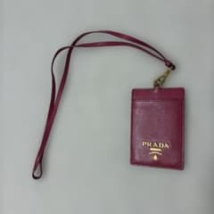 PRADA サフィアーノレザー IDカードホルダー ネックストラップのサムネイル