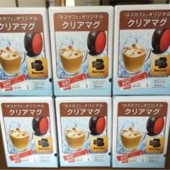 ネスカフェ☆バリスタクリアマグ 6つセットのサムネイル