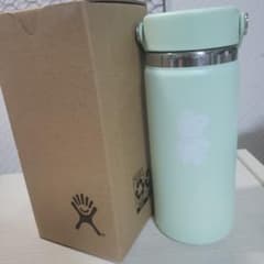 familiar Hydro Flask ステンレスボトル(16oz) グリーン - メルカリ