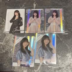 櫻坂46 幸阪茉里乃　ローソンウエハーストレカ 5枚セットのサムネイル