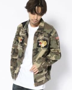 最終セール‼️』AVIREX フライングタイガース XL 迷彩 - メルカリ