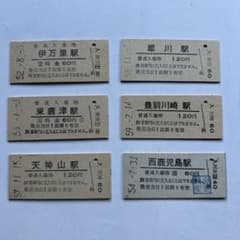 国鉄 硬券 普通入場券 6枚セット 昭和レトロ - メルカリ