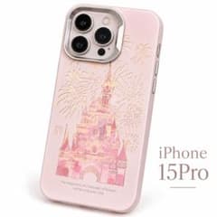 스마트폰 케이스 iPhone15Pro 핑크 성 TPU 소프트 케이스 귀엽다