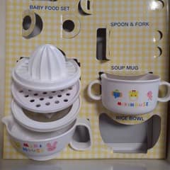 【新品未使用】ミキハウス離乳食グッズ　5点セットのサムネイル