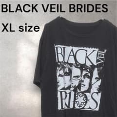 희귀 BLACK VEIL BRIDES 포토 프린트 밴드 T XL