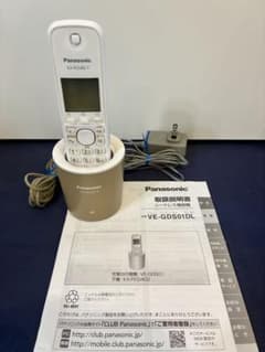 美品 Panasonic パナソニックKX-FKD402-T 電話機　説明書付きのサムネイル