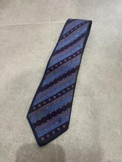 mila schön シルク ネクタイ 紫 青