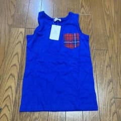 branshes ノースリーブタンクトップ 140cm 青のサムネイル
