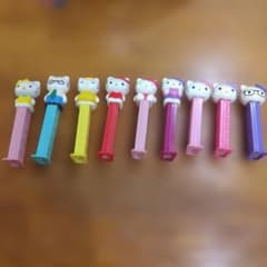 ハローキティ ペッツ PEZ 9本セット　ミミィ　　 ジョージ　メアリー　レア