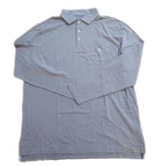 ポロ ラルフローレン ポロシャツ 長袖【(L 灰) 定価22000円】 - メルカリ