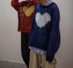DAIRIKU 23AW/ ダイリクHeart Mohair Knit Pul - メルカリ