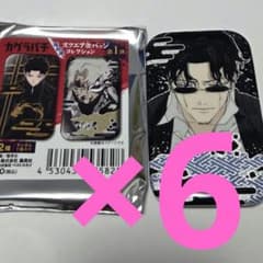 座村清市 ジャンプフェスタ カグラバチ 蒔絵風 スクエア缶バッジ