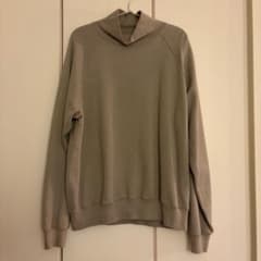 オーラリー スーパーソフトスウェット モックネック ベージュ 美品 