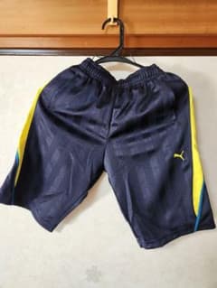 Puma ネイビー/イエロー ハーフパンツのサムネイル
