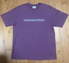 thisisneverthat ロゴプリント Tシャツ パープル L swagのサムネイル