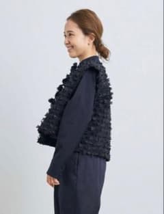 ☆新品☆yori ミニリボンショートジレ ネイビー 38 - メルカリ