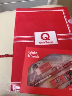 QuizKnock ステーショナリーセット ピンバッチ クリアファイルのサムネイル