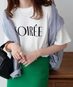 Discoat フロッキープリントTシャツ オフホワイトのサムネイル