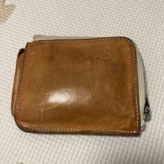 レザー 二つ折り財布 茶色　HENDER SCHEMEのサムネイル