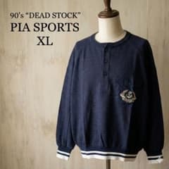 デッドストック 90s PIA SPORTS 麻混 ニット セーター Ⅳ XL - メルカリ