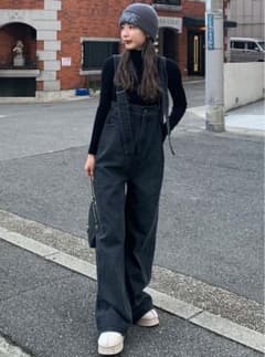 【GRL】ワイドデニムオールインワンのサムネイル